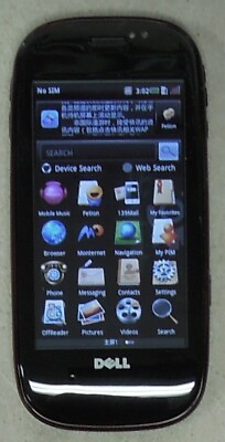 #ad Dell Mini 3i Smart Phone Tested Fully Functional 0418 02M $111.00