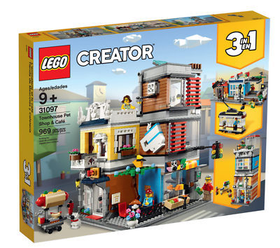 #ad new Lego Creator 31097 Townhouse Pet Shop amp; Cafe 969 Pieces retired prod ✅✅✅✅ $98.90