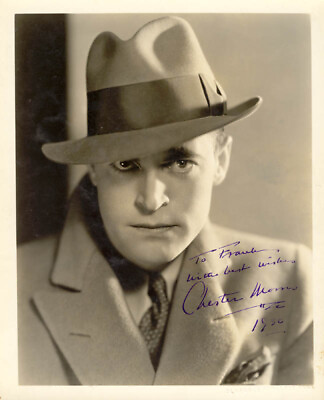 #ad CHESTER MORRIS AUTOGRAPHED INSCRIBED PHOTOGRAPH 1936 $650.00