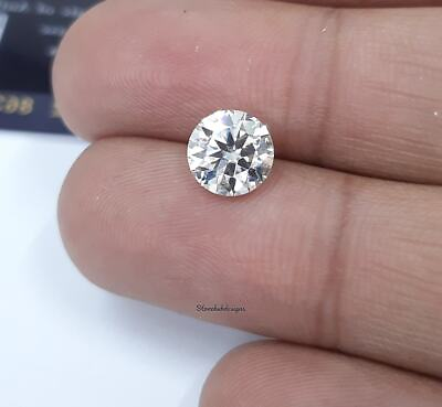 #ad AAA Quality Loose Moissanite Round Gemstone For Jewelry 10 pcs 5MM Moissanite $95.99