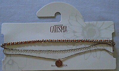 #ad Carisma 3 in 1 Choker Necklace NEW $3.95
