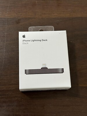 #ad Apple Lightning Dock Black iPhone 14 13 12 11 Xs X 8 7 6 6s 5 MNN62AM A A1717 $23.95