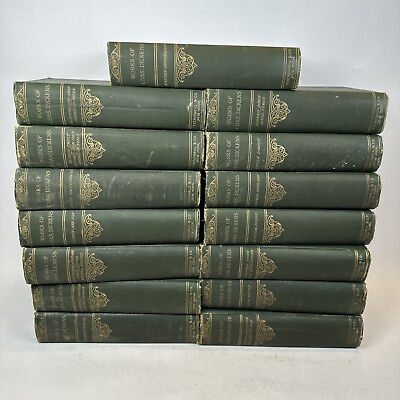 #ad The Works of Charles Dickens 15 Vol. Set Pub. by Thomas Y. Crowell amp; Co C.1900 $250.00