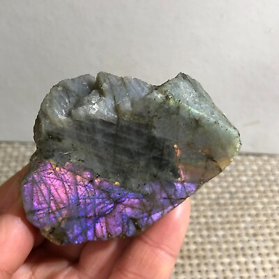 #ad Top Labradorite Crystal Stone Natural Rough Mineral Specimen Healing 90g p300 $12.81