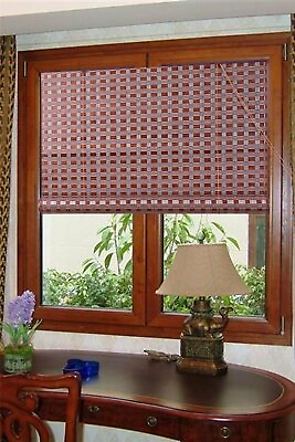 #ad Natural Bamboo Roll Up Window Blind Sun Shade WB G16 36quot; X 72quot; $30.23