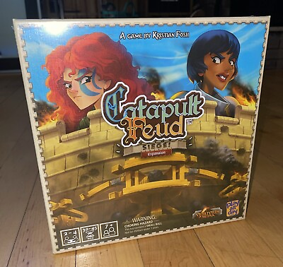 #ad Vesuvius Media Board Game Catapult Kingdoms Siege Expansion Box NM $16.50