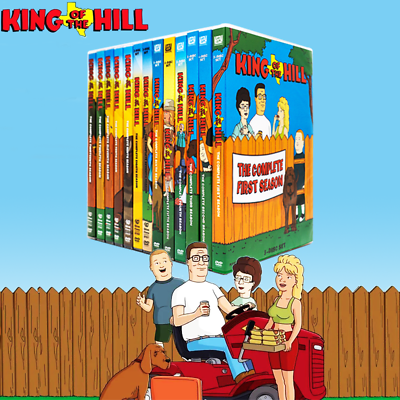 #ad King of the Hill: The Complete Series Season 1 13 DVD 37 Disc Box Set New Sealed $48.99