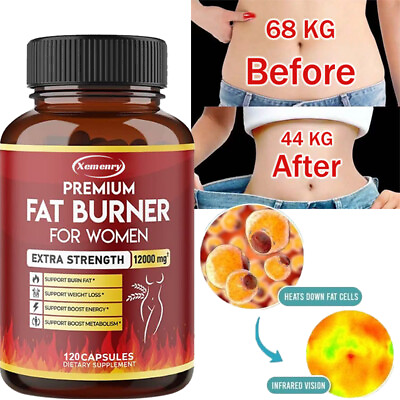 #ad Premium Fat Burner for Women Lose Weight Suppress Appetite Cleanse and Detox $12.39