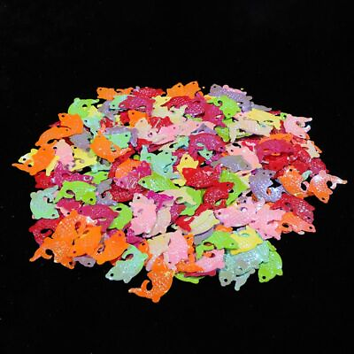 #ad Fish Shape Loose Sequins Colorful PVC Sequin Crafts Paillette Sewing Glitter 10g $11.68