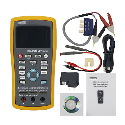 #ad Handheld LCR Meter LCR Tester Capacitance Inductance Meter Frequency 100KHz $134.00
