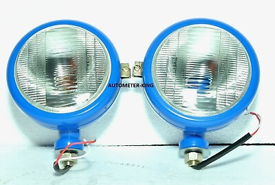 #ad #ad NEW 2000 2600 3000 3600 3610 4000 5000 7000 FORD TRACTOR 12V BLUE HEADLIGHTS $37.99