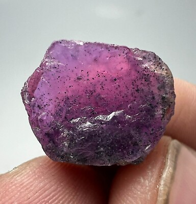 #ad 15 Carats Well Terminated Natural Red Corundum Ruby Crystal From Afghanistan $24.99