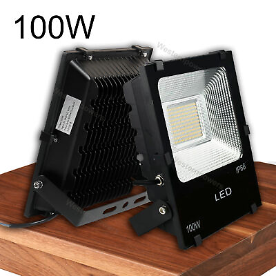 #ad 100W LED Flood Light Outdoor Work Light 6500K White Light Security Spotlight $34.00