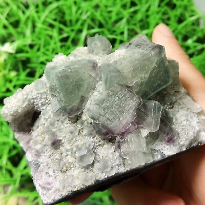 #ad 375g NATURAL FLUORITE Quartz Crystal Mineral Specimen $40.00