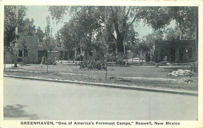 #ad Auburn Greenhaven Camps 1930s Postcard Roswell New Mexico 5219 $8.96