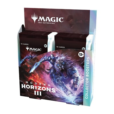 #ad Magic Modern Horizons 3 Collector Booster Display 12 Buste EN EUR 389.90
