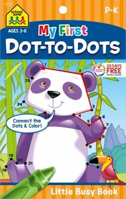 #ad My First Dot to Dots Paperback School Zone Staff $8.06