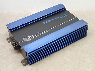 #ad Zapco Z220 Vintage Old School Power Amplifier Damaged Project $138.71