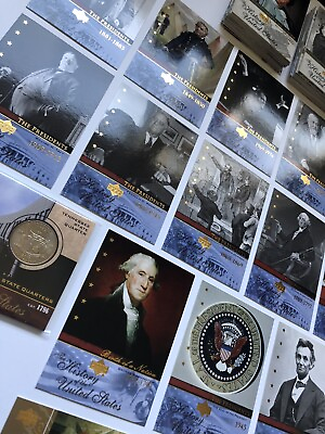 #ad 2004 Upper Deck History Of The United States Card Lot $35.00