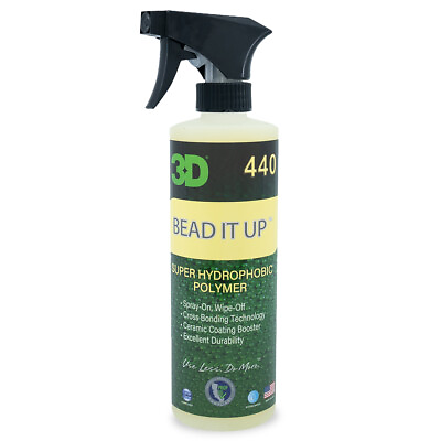 #ad 3D Bead It Up Booster Spray Hydrophobic Bead Maker Paint Protectant amp; Sealant $35.49