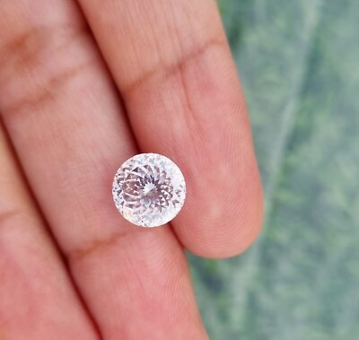 #ad 5 Carat White Moissanite Portuguese Cut Diamond VVS Used For Diamond Pendant $115.00