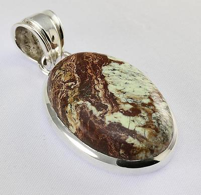 #ad JASPER PENDANT 925 STERLING SILVER ARTISAN JEWELRY COLLECTION Y106B $49.99