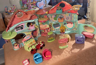 #ad Biggest Littlest Pet Shop Playhouse Hasbro LPS more Complete than other listings $159.00