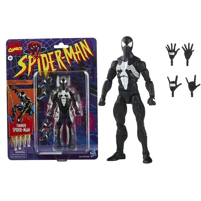 #ad 6 inch Spider Man Symbiote Marvel Legends Retro Spiderman Action Figure Gift US $28.59