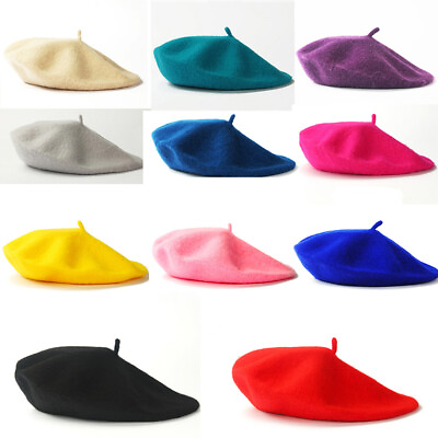 #ad Women Classic French Beret Hat Soft Wool Warm Cap Beanie Winter Fashion Caps * $4.75