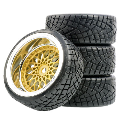#ad 1 10 Rc Car Drift Wheels Tires 9mm Offset For Yokomo Mst Sakura Hpi Traxxas $20.90
