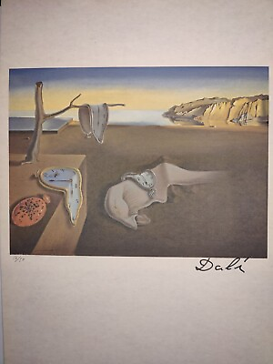 #ad COA Salvador Dali Painting Print Poster Wall Art Signed amp; Numbered $149.95