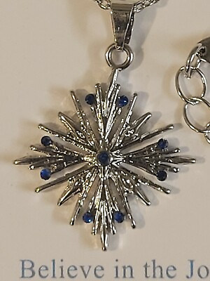 #ad Frozen 2 Snowflake Pendant Necklace $10.00
