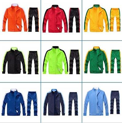 #ad 2Pcs Suit Men#x27;s Sweatsuit Sportswear Tracksuit Jacket Pants Long Sleeve Fashion $50.05