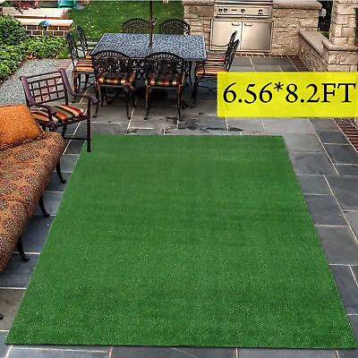 #ad 8x6.6FT Lawn Turf Artificial Grass Mat Carpet Fake Synthetic Garden Landscape $29.73