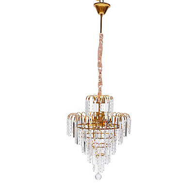 #ad Crystal Ceiling Lamp Modern Pendant Light 4 Light LED Chandelier For Living Room $51.87