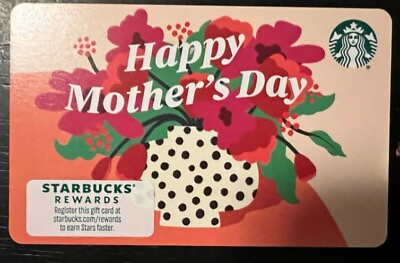#ad STARBUCKS CARD 2023 quot; HAPPY MOTHER#x27;S DAY quot; BEAUTIFUL GREAT PRICE🌹BRAND NEW $1.50