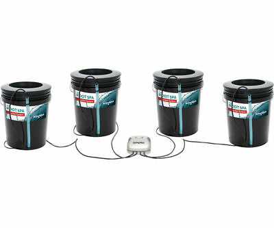 #ad Active Aqua Root Spa 5 Gallon 4 Bucket Deep Water Culture System SIMPLE COMPLETE $123.07