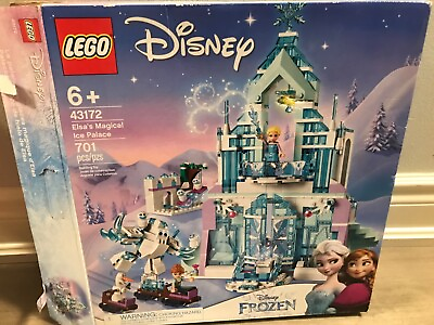 #ad Lego 43172 Disney#x27;s Princess FROZEN: Elsa#x27;s Magical Ice Palace Retired $50.00