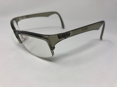 #ad CHE Eyeglasses Frame CH261 Half Rimless 53 18 130 Crystal Clear Grey YN38 $25.75