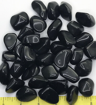 #ad OBSIDIAN Rainbow Large 7 8quot; to 1 1 4quot; polished volcanic glass 1 lb $36.00