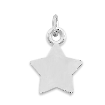 #ad 925 Sterling Silver Star Charm Tiny Celestial Charm Collectable for Bracelet $8.99