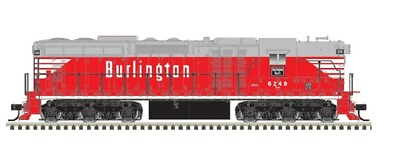 #ad Atlas Master® quot;Silver Modelquot; SD 24 High Nose Burlington Locomotive #6249 HO Sca $149.00