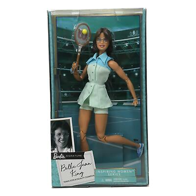 #ad Mattel Barbie Billie Jean King Tennis Star Doll BRAND NEW $23.59