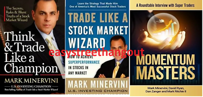 #ad USA STOCK 3 BOOK IN SET THINK STOCK MARKET WIZARD MOMENTUM MASTER PAPERBACK $19.90