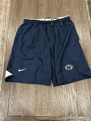 #ad Mens Nike Penn State Football Football Team Shorts Large $35.00