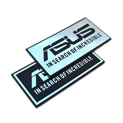 #ad ASUS Sticker Case Badge Emblem Aufkleber Decal TWO Emblems $15.90