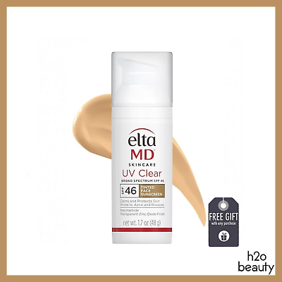 #ad Elta MD UV Clear TINTED Facial Sunscreen SPF 46 1.7 oz EXP 09 2026 *New in Box* $36.00