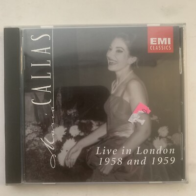 #ad Maria Callas Live In London 1958 and 1959 CD TESTED WORKS $3.88