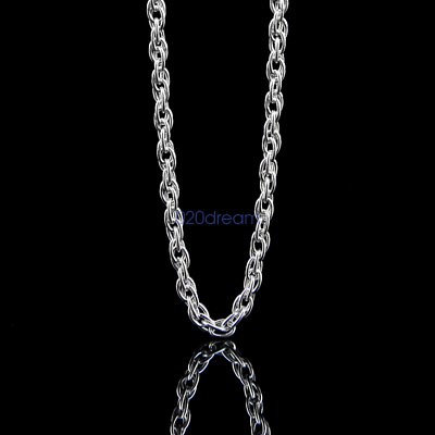#ad 1.7mm Real 925 Sterling Silver Necklace Curb Rolo Chain 16 30inch Stamped Italy $18.99