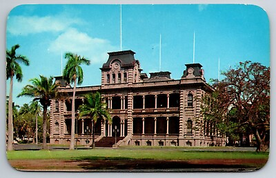 #ad Vintage Postcard HI Iolani Palace Chrome 13576 $1.83
